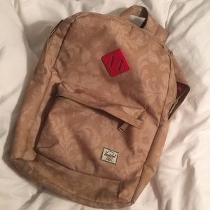Herschel Supply Co Heritage Backpack Tan Floral